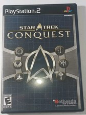 PlayStation 2 PS2 Video Game Star Trek Conquest Bethesda Software Disc Case Rare