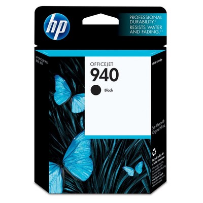 ORIGINAL HP 940 TINTENPATRONE SCHWARZ - (C4902AE) - unbenutzt Originalauflösung