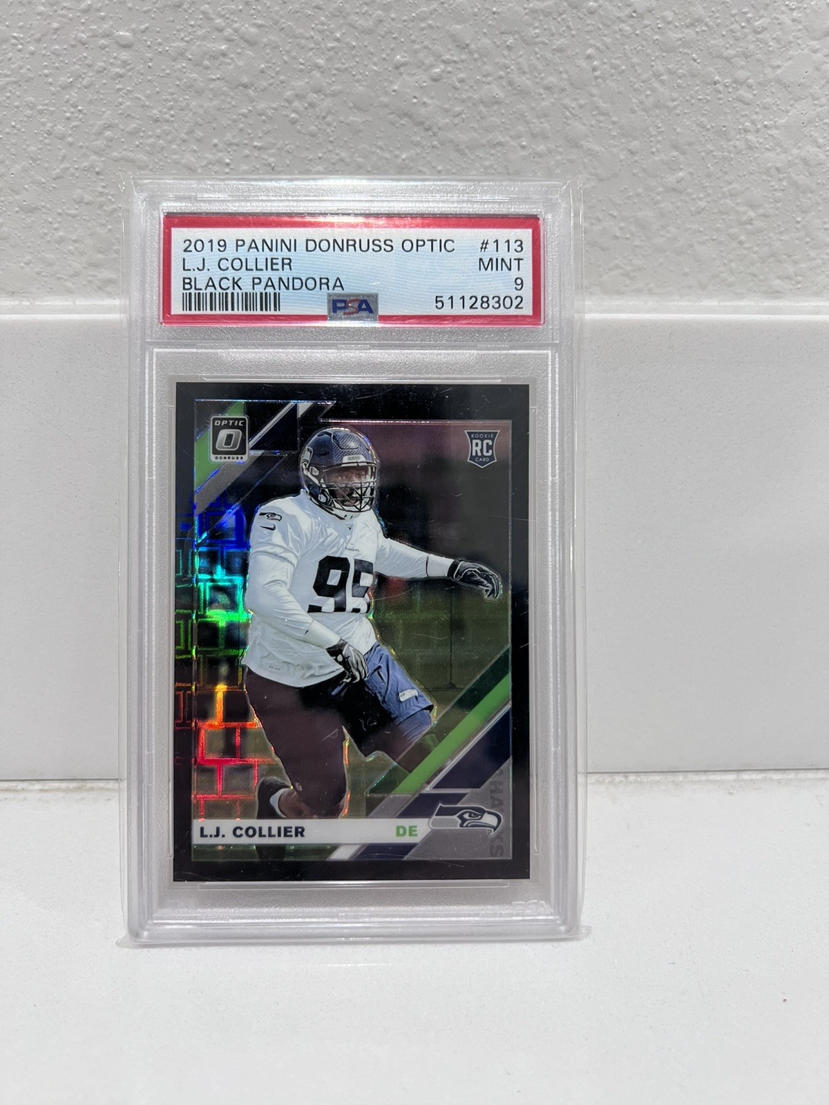 LJ Collier Panini Donruss Optic #113 Black Pandora