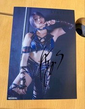 Saori Anno 2026 Stardom Autographed Portrait New 21x29.7cm Wrestling Fan Art