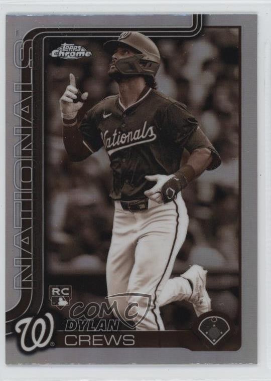 2025 Topps Chrome Sepia Refractor Dylan Crews #146 00jz