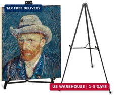64" Aluminum Telescoping Display Easel, Adjustable Easel Stand, 1pc