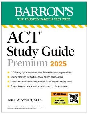 ACT Study Guide Premium, 2025, Taschenbuch von Stewart, Brian W., wie neu gebraucht,...