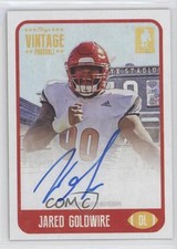2021 Onyx Vintage Blue Ink /400 Jared Goldwire #FAJG Auto 05ky