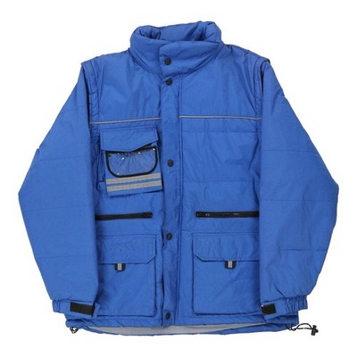 Krypton Skijacke - Large blau Nylonmischung