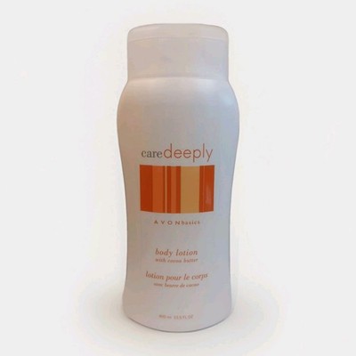 AVON Basics Care Deeply Body Lotion w/ Cocoa Butter 13.5 fl oz / 400 ml NOS 2004