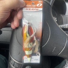 Ocean Cat 150 G Slow Tuna Junkie orange, and white Fishing Lures 