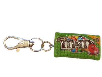 Schlüsselanhänger f. Schoko Fans. Mini M & M * Charm. Geschenk Cool Lustig #1