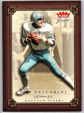 2004 Fleer Greats of the Game #55 Dan Pastorini