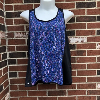cee bee cheryl burke tank top 3X racer back Black Blue