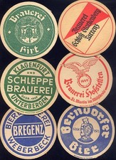 12 alte Bierdeckel Österreich 6