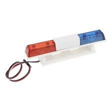 Voiture RC LED Rouge et Bleu Police Strobe Flash Light Dash Lampe