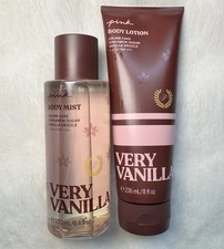 Victoria's Secret Pink Very Vanilla Body Spray and Body Lotion New Set Of 2