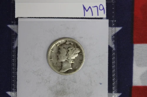 1926-S Silver Mercury Dime - Good Condition (M79)