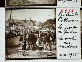 Boîtes 22 Vues Photo Verre 45x107 Pyrénées Orientales Collioure Port Divers 1935