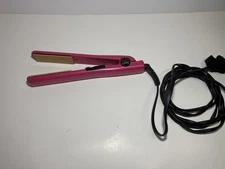 Chi Air Hair Straightener Ceramic Flat Iron 1" Red & Heat Resistant Travel Case