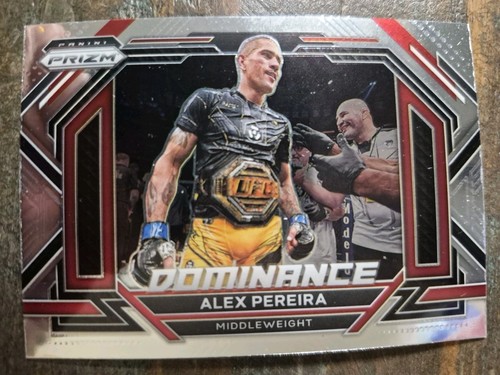 Alex Pereira #21 2023 Panini Prizm UFC Dominance card