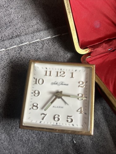 VINTAGE SETH THOMAS TRAVEL ALARM CLOCK MADE in GERMANY | eBay