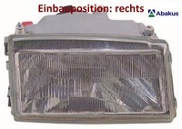 Abakus 661-1106R-LD-E Hauptscheinwerfer Rechts Scheinwerfer FüR Fiat