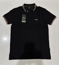 BOSS By HUGO BOSS mens Paul Modern Essential Polo Shirt Size L