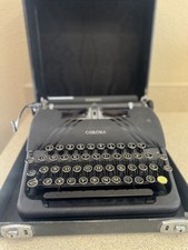 Clean Antique 1940 Smith Corona Sterling 2A Portable Typewriter w/Case thumbnail