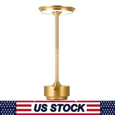 LED Touch Sensor Desktop Night Light Rechargeable Reading Table Lamp Wireless US