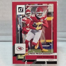 2022 Panini Donruss - Juan Thornhill #279 Press Proof Red Color Match