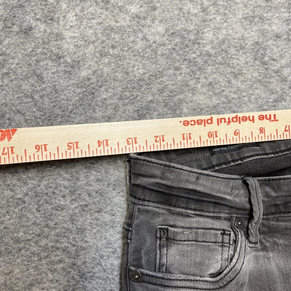 Женские узкие джинсы KUT From The Kloth с высоким подъемом зубочистка размер 6 серая джинсовая ткань - Изображение 3 из 4