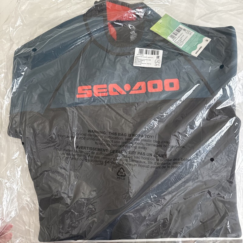 Men's Sea-Doo Escape 3mm Neoprene Shorty Wetsuit Navy/Marine, Size L