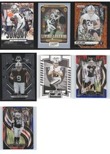Las Vegas Raiders Football Card 7 Card LOT