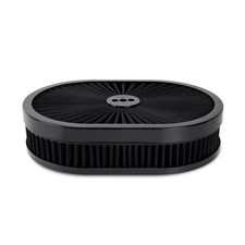 12in Oval Full Finned Air Cleaner Washable Filter For 5-18 Carburetors Demon