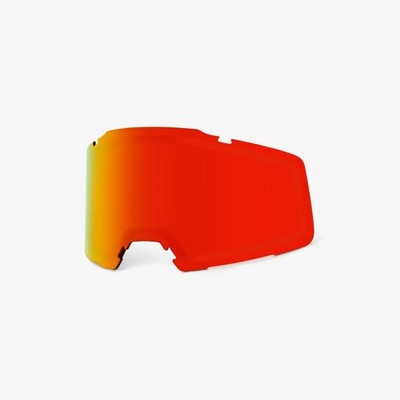 100% Okan Replacement Hiper Ski & Snowboardbrille Dual Pane Mirror Red