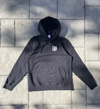 Attack On Titan Print Fleece Hoodie Unisex Size Medium Black