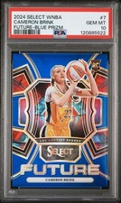 2024 SELECT WNBA FUTURE #7 - CAMERON BRINK RC (BLUE PRIZM /49) PSA 10