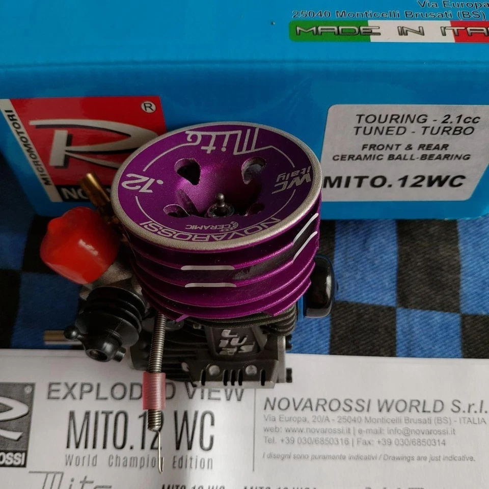 NOVAROSSI Mito 12 WC Turbo RC Auto Teile RC Modell Racing - Bild 3 von 4
