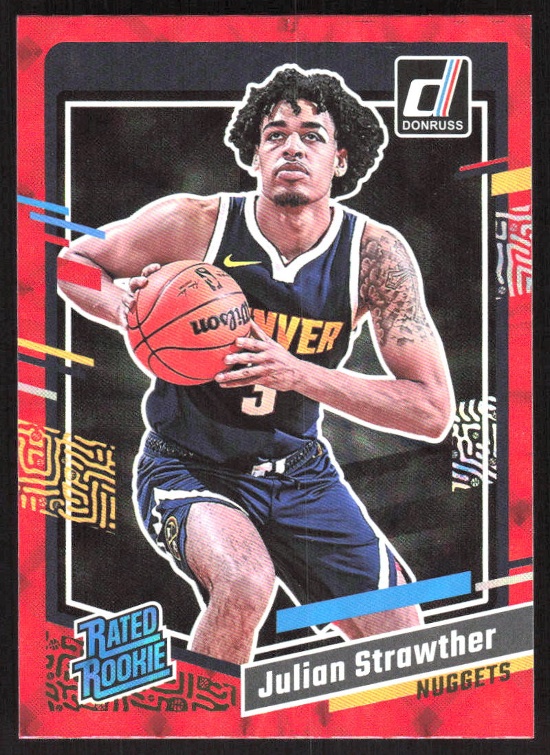 1633F 2023-24 Donruss #242 Julian Strawther Red