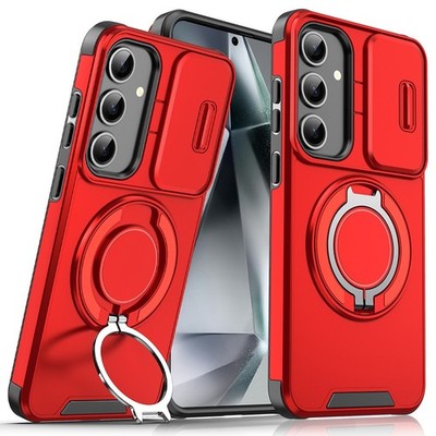 For Samsung Galaxy S26 S25 S24 S23 Magnetic Kickstand Shockproof Heavy Duty Case