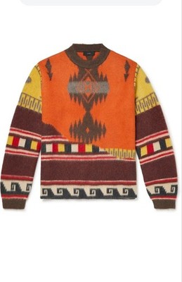 ALANUI 'Over The Andes' Sweater L Jacquard Wool Men's Fashion