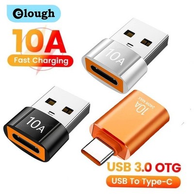 USB-C USB 3.1 Type C Male To USB 3.0 Female Data OTG Converter Adapter Light