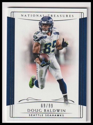 Doug Baldwin 2018 Panini National Treasures #87 #/99