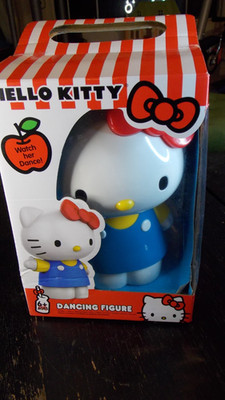 Sanrio Hello Kitty Dancing Figure cute dance moves 8 Inches Tall, Pre-owned