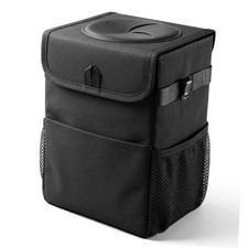 Car Trash Can with Lid, Leakproof Hanging Organizer for Car Back Seat