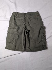 Polo Ralph Lauren RL 1967 Cargo Shorts Olive Green Military Utility Boys Sz 16