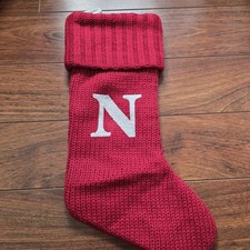 Wondershop Monogram Christmas Stocking Letter N Initial Red Knit Target Xmas