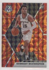 2019 Panini Mosaic Rookies Reactive Orange Prizm Quinndary Weatherspoon #204 lu0