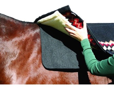 Professionals Choice Saddle Pad 30 x 30 Pad Liner Black PC-PAD-LINER