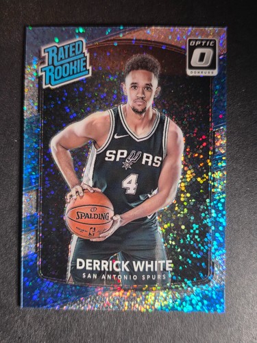 Derrick White [White Sparkle Prizm] #172 2017 Panini Donruss Optic card