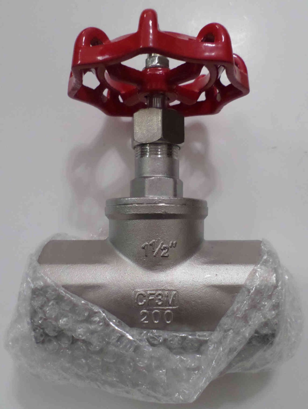 ZKH 1-1/2" Globe Valve 316 Stainless Steel - 316GLV200-1 - New - Combo Ship