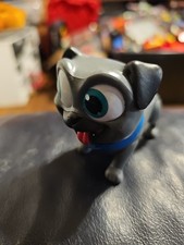 Disney Jr Puppy Dog Pals Posable Action 2.5" Figure BINGO Toy Gray Cake Topper