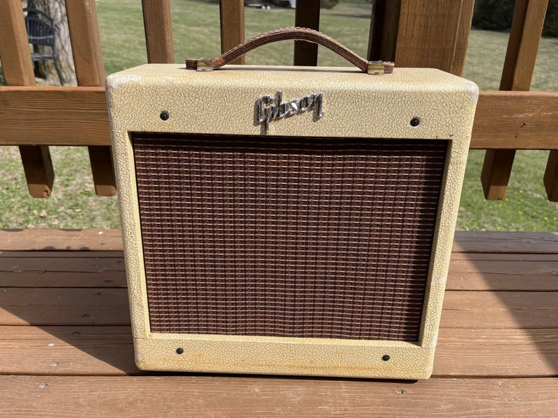 1957 Gibson GA-5 Amplifier with Original Slip Cover / Recently Serviced